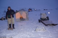 Langlinefiskeri Fra Fjordisen På Ilulissat Isfjord
