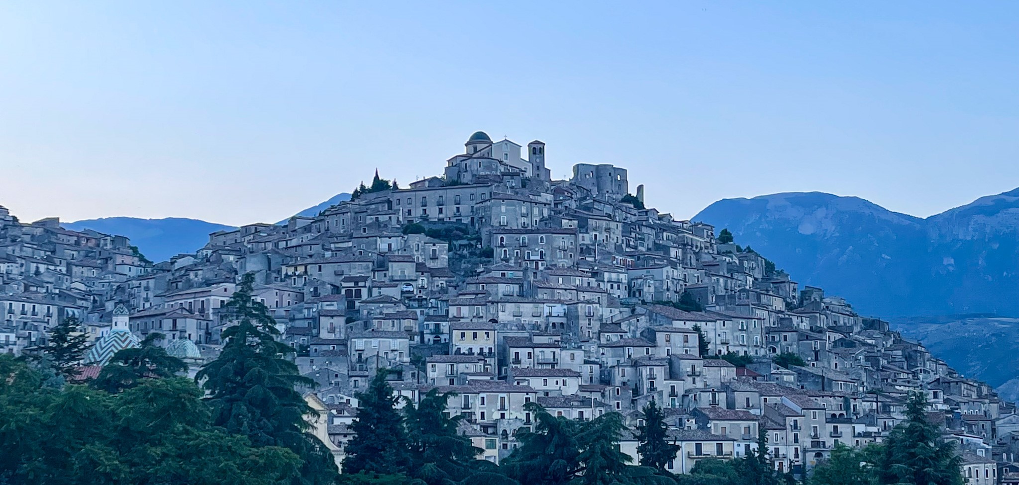 Morano Calabro I Aftenslys
