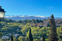 En Flot Udsigt Over Alhambra Fra Mirador De San Nicolás