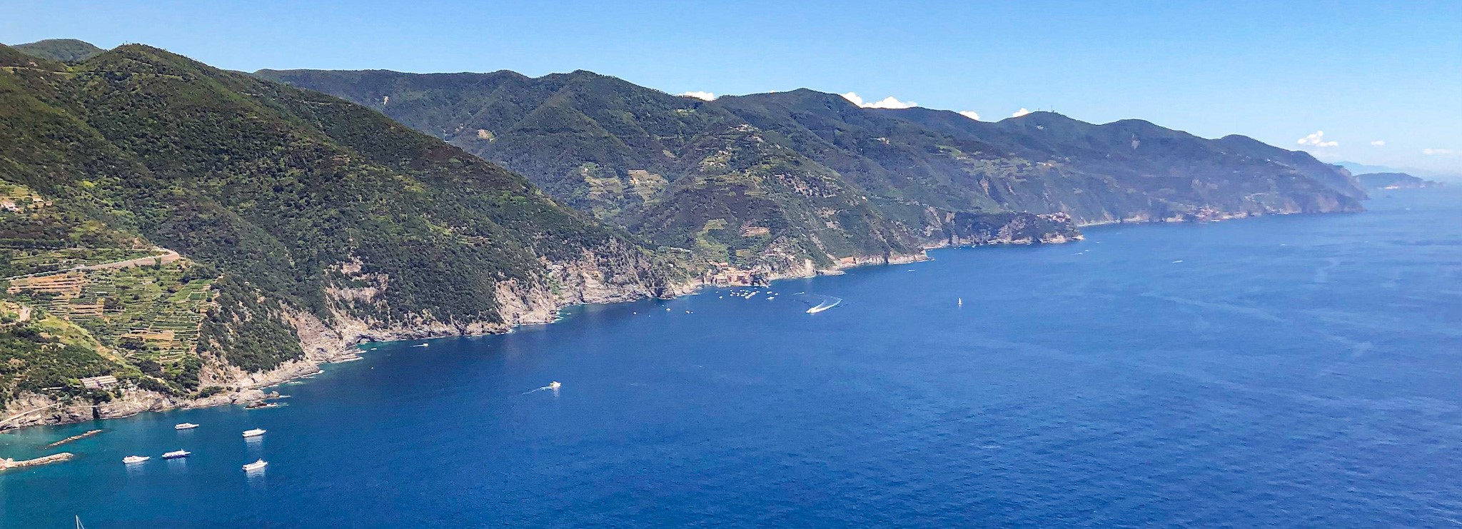 Cinque Terre. Kyststrækningen