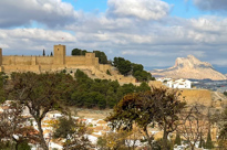 Alcazaba I Antequera Set Fra Indgangen Til Byen