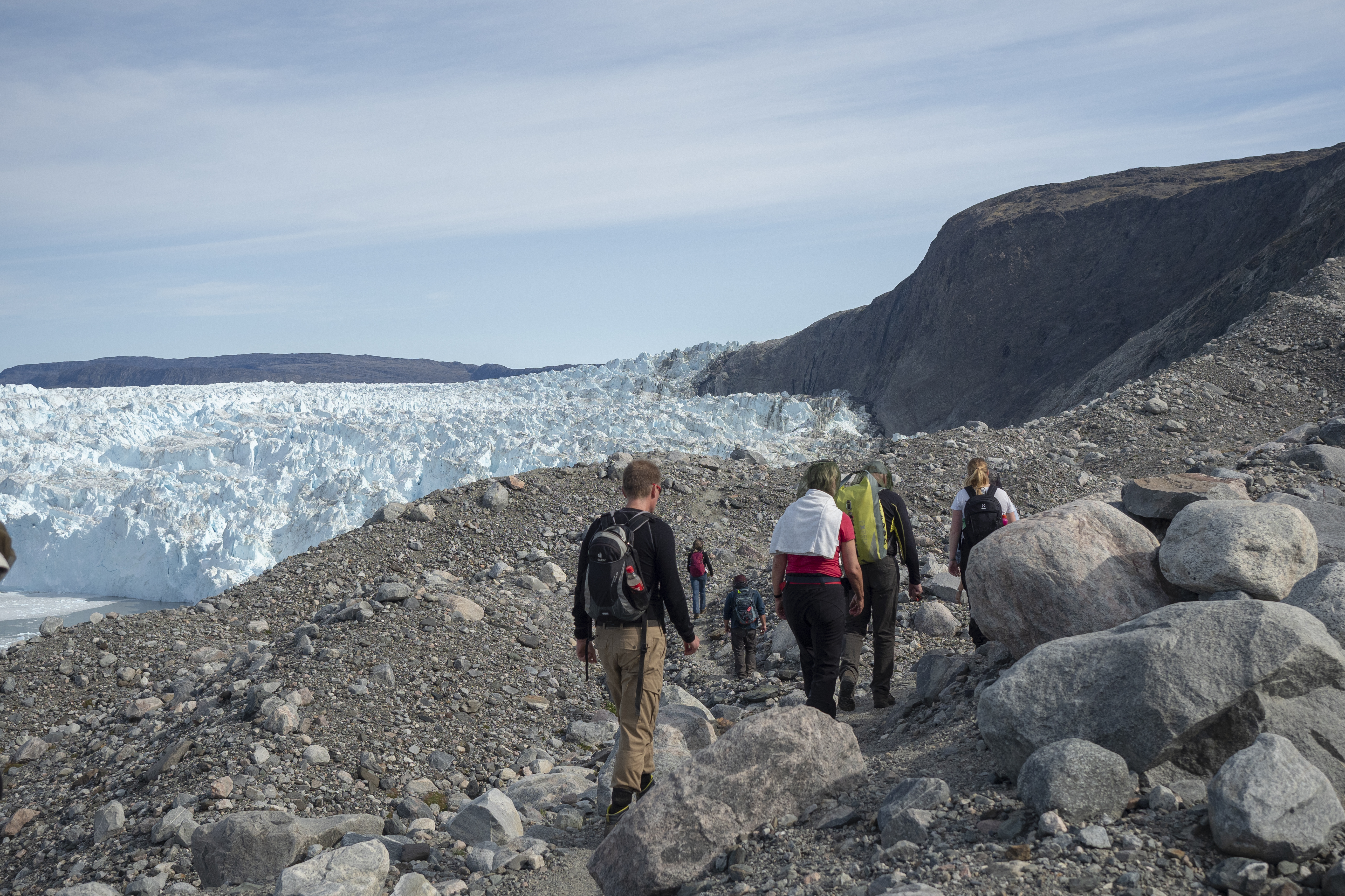 Dag 6 Glacier Lodge Eqi Moraine Hike @Lisa Burns 2019