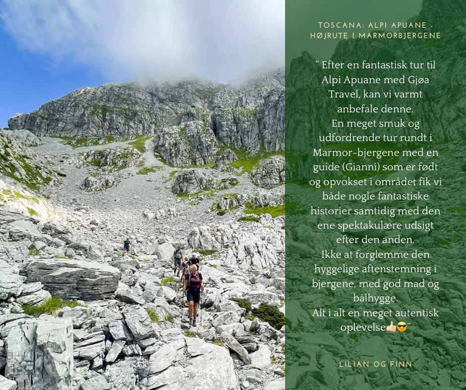 Lilian Og Finn, Alpi Apuane