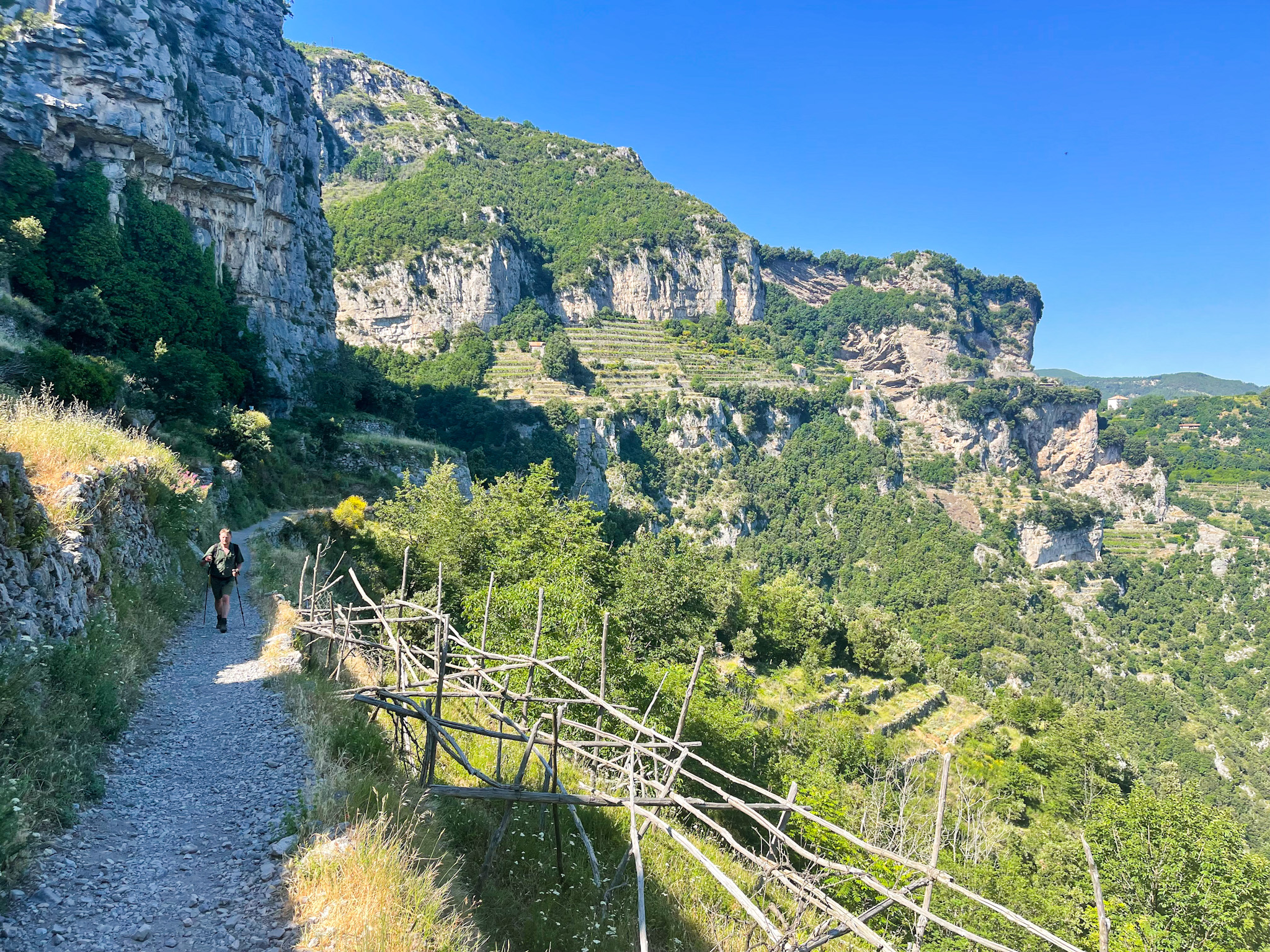 Terrasserne Langs Sentiero Degli Dei