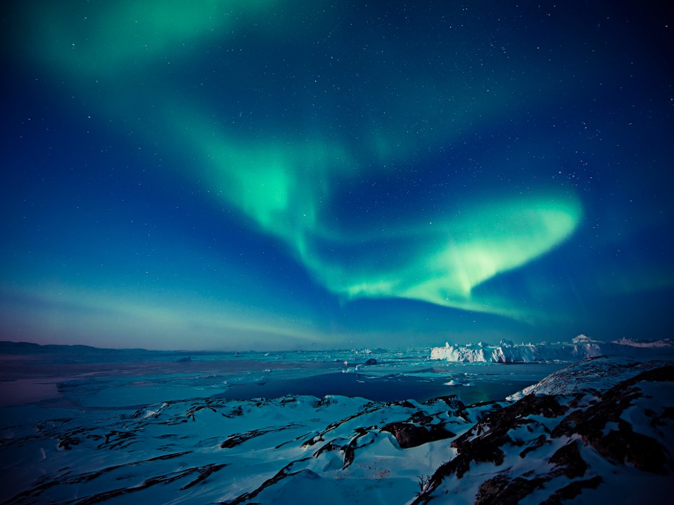 Nordlys Over Diskobugten. Dag 2